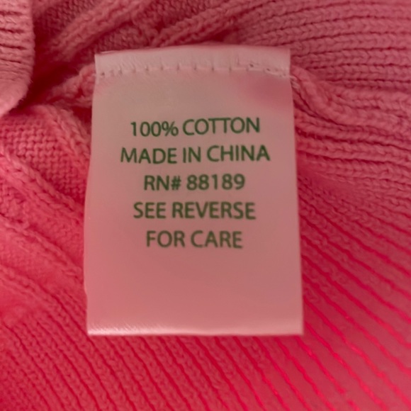 ⭐️ SOLD- Lilly Pulitzer Long Sleeve Cable Knit Cardigan Sweater - Picture 7 of 14